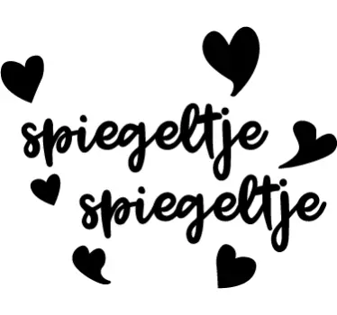 Sticker spiegeltje - TenStickers
