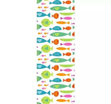 sticker vissen patroon - TenStickers