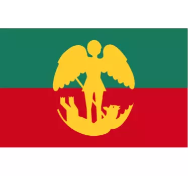 Sticker vlag van Brussel - TenStickers