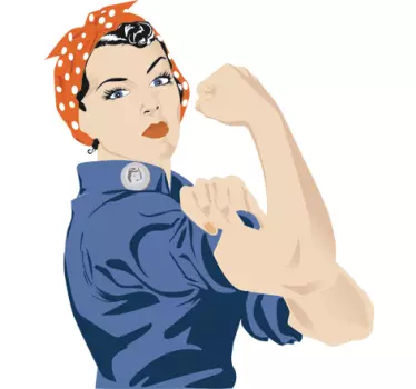 Sticker Vrouwenrechten feminisme - TenStickers