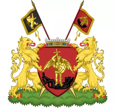 Sticker wapen van Brussel - TenStickers