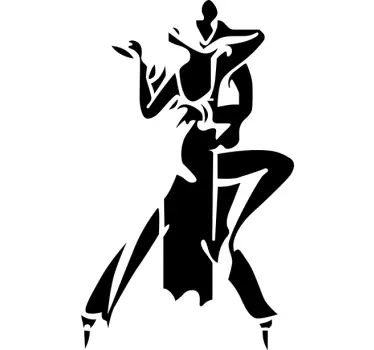 Tango dans sticker - TenStickers