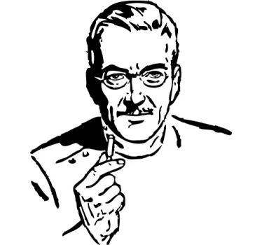 Vintage Dokter muursticker - TenStickers