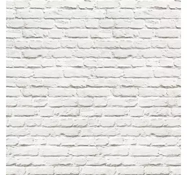 Witte baksteen muursticker - TenStickers