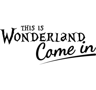 Wonderland Decal - TenStickers