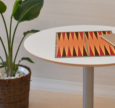 Meubel sticker backgammon - TenStickers