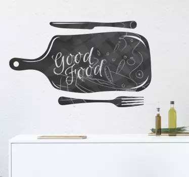 Muursticker keuken krijtbord - TenStickers