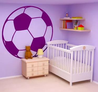 Muursticker Kinderkamer Voetbal - TenStickers
