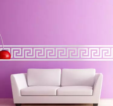 Muursticker stickerrand tribal print - TenStickers