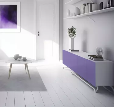 Matte lavendel Meubel sticker - TenStickers