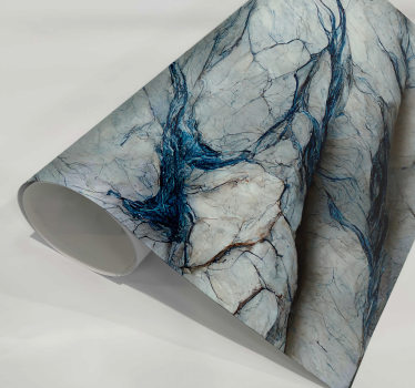 Blauwe "Luz" marmer Meubelsticker - TenStickers