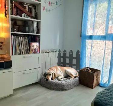 Tuinhek Decoratie sticker huisdieren - TenStickers