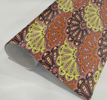 Abstract Mandala patroon keuken sticker - TenStickers