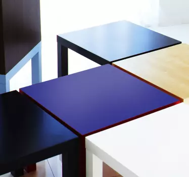 Meubel Sticker bijzettafel Lack - TenStickers