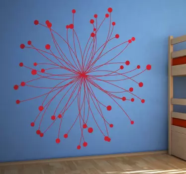 Sticker chemie atomen - TenStickers