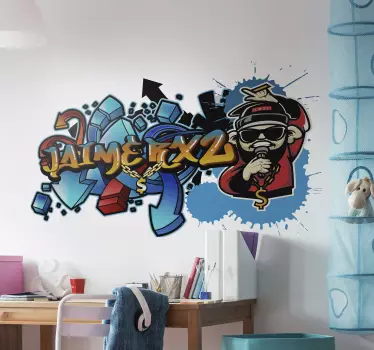 Stickers kunst Gepersonaliseerde graffiti - TenStickers