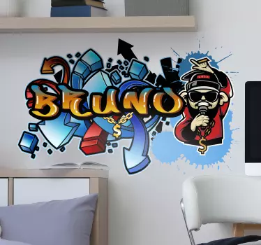Stickers kunst Gepersonaliseerde graffiti - TenStickers