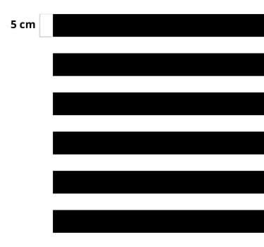 Meubel sticker keuken horizontale blauwe lijnen - TenStickers