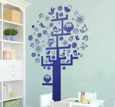 Abstracte Muursticker Boom - TenStickers