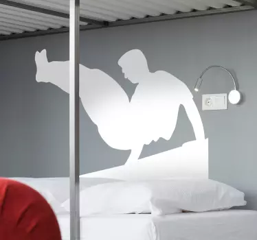 Acrobatisch parkeer freerun sicker - TenStickers