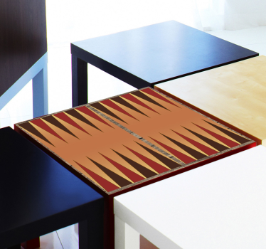 Meubel sticker backgammon - TenStickers