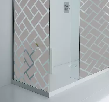 Badkamer Spiegel Glas Sticker - TenStickers