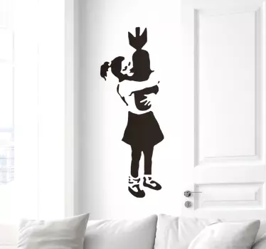Banksy sticker - TenStickers