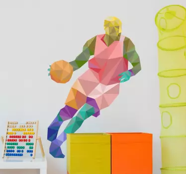 Basketballer Muursticker - TenStickers