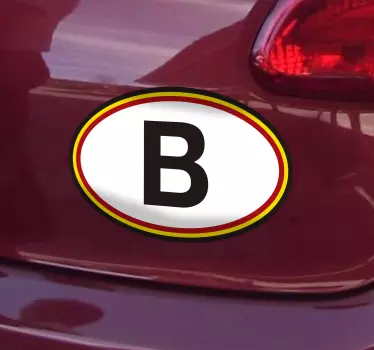België autosticker - TenStickers