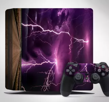 Bliksem PS4 sticker - TenStickers