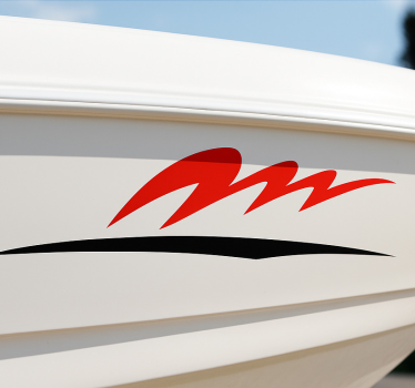 Boot sticker sportieve golf - TenStickers