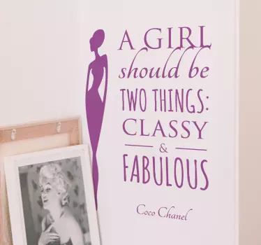Chanel Decoratieve Muursticker - TenStickers