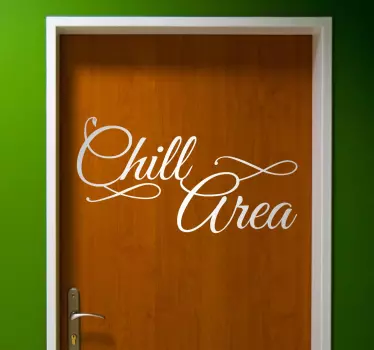 Chill Ruimte Muursticker - TenStickers