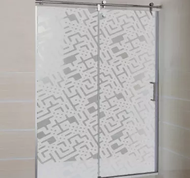 Circuits douche ramen sticker - TenStickers