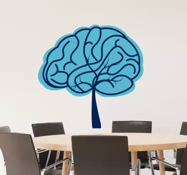 Creatief brein symbool Muursticker kunst - TenStickers