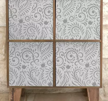 Decoratie sticker elegante botanische componenten - TenStickers