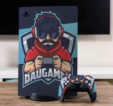 Decoratie sticker games gamer karakter ontwerp - TenStickers