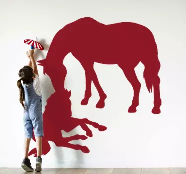 Dieren stickers Paard moeder en zoon - TenStickers