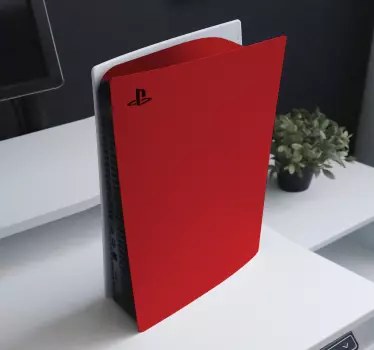 Eenkleurige huid PS5 sticker - TenStickers