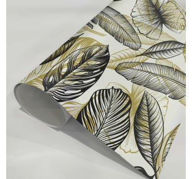 Elegante tropische planten Meubelsticker - TenStickers