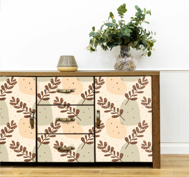 Esthetische ramas pastel muursticker planten - TenStickers