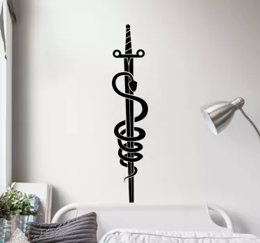 Fashion sticker caduceus medisch symbool - TenStickers