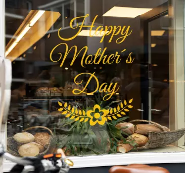 Fijne moederdag sticker - TenStickers