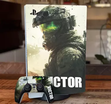 Game oorlogsschutter aanpasbare naam poster - TenStickers