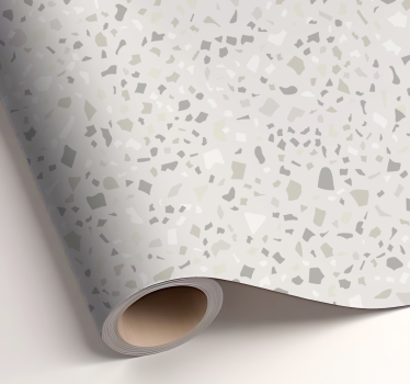 Grijze terrazzo muursticker patroon - TenStickers