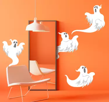 Muurdecoratie stickers Halloween spoken - TenStickers