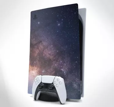 Heelal playstation 5 sticker - TenStickers