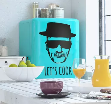 Heisenberg Let's Cook Sticker - TenStickers