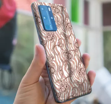 Huawei sticker bloeiende element - TenStickers