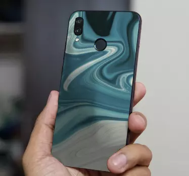 Huawei sticker draaimolen kleurpatroon - TenStickers